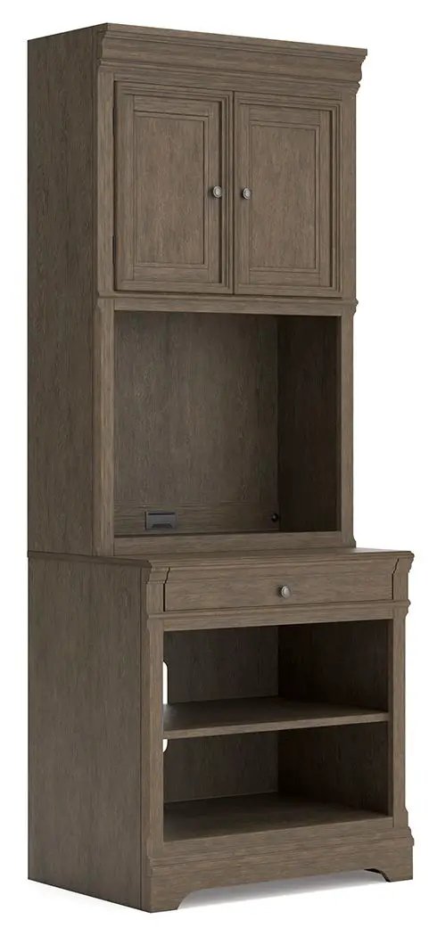 Janismore - Bookcase - Weathered Gray by Unique Piece Furniture