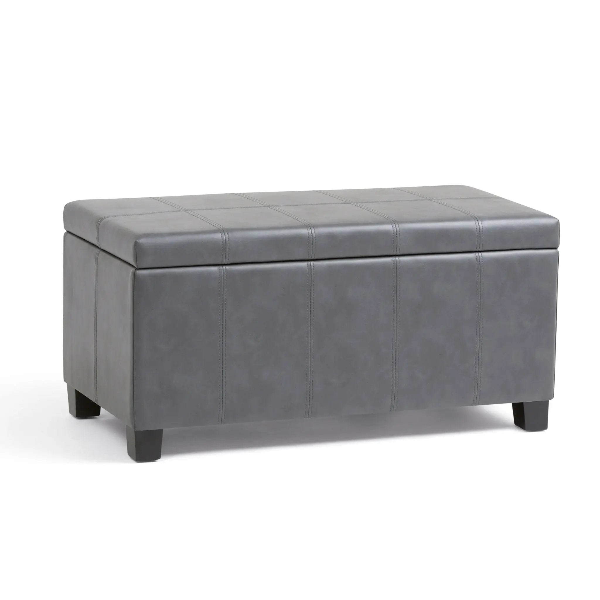 Dover - Upholstered Storage Ottoman Bench by HouseOfZazla