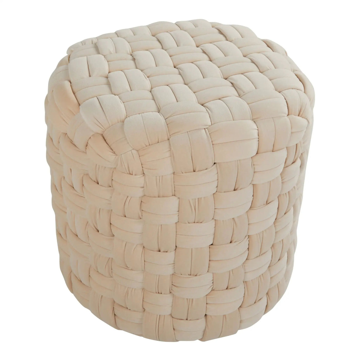 Braided - Versatile Round Ottoman by HouseOfZazla