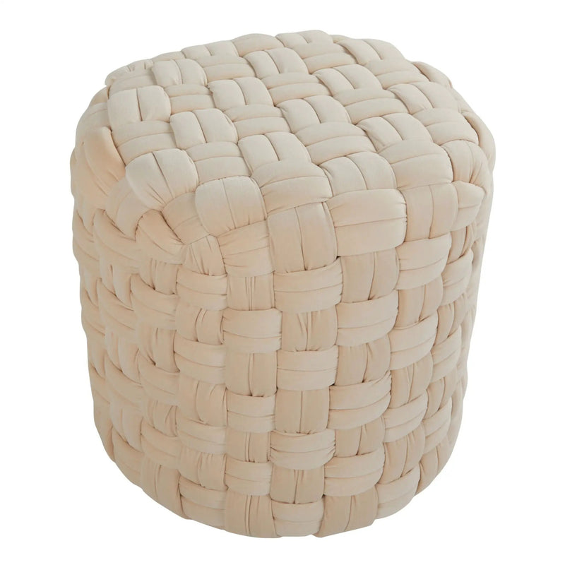 Braided - Versatile Round Ottoman by Unique Piece Furniture