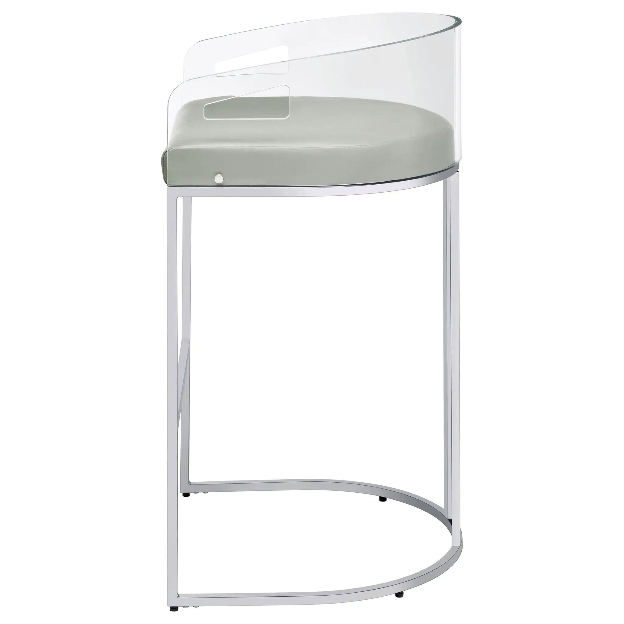 Mello - Upholstered Bar Chair (Set of 2) - Gray