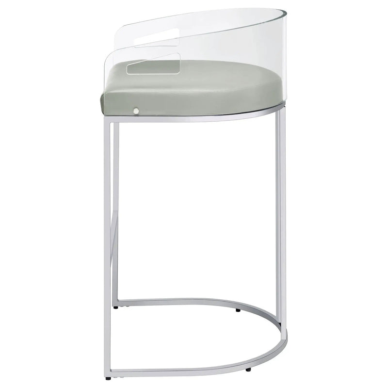 Mello - Upholstered Bar Chair (Set of 2) - Gray