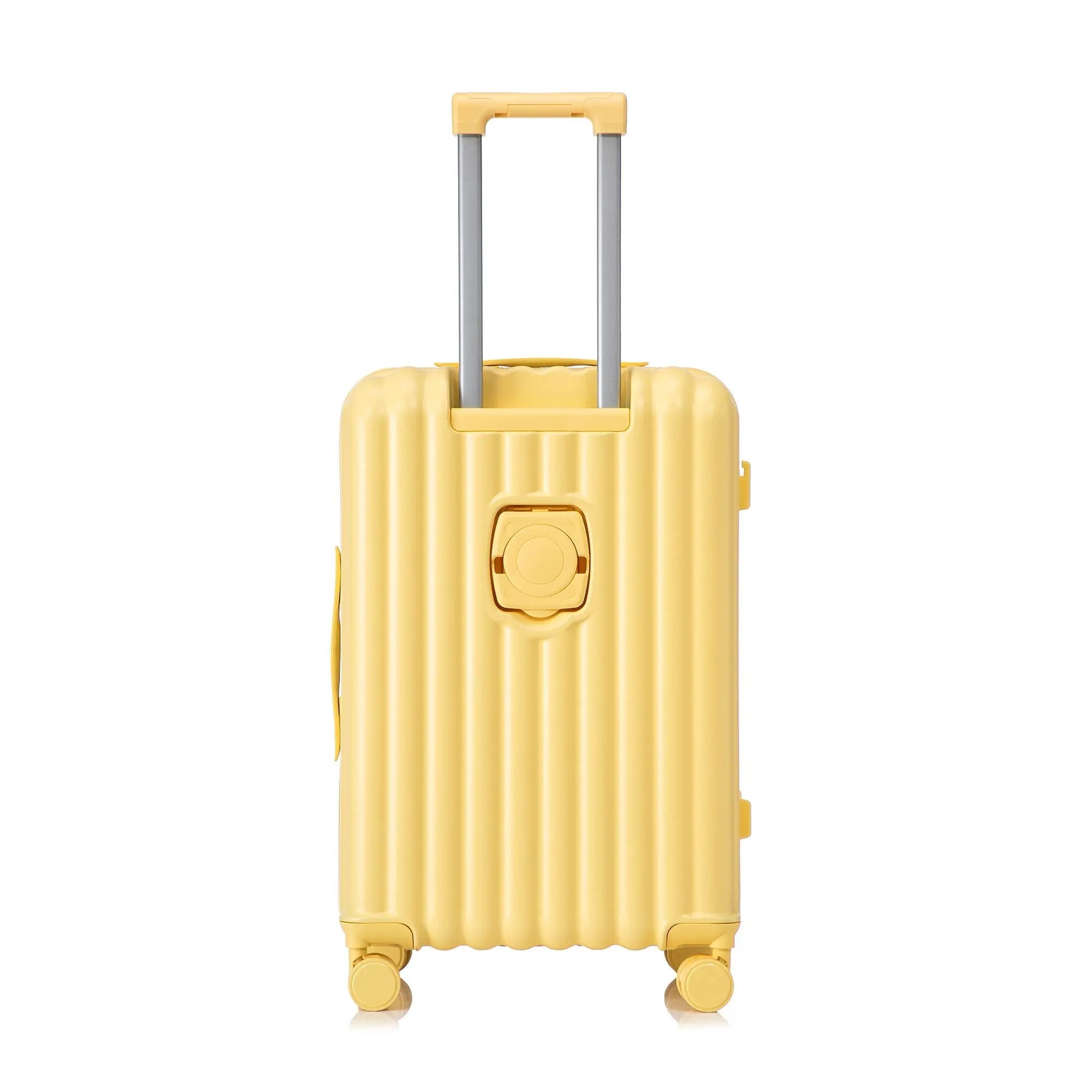 20" / 24" / 28" 3 Pieces / Set Spinner Wheel Luggage, Carry On Suitcase, With Cup Holder & USB Port & Phone Holder by HouseOfZazla