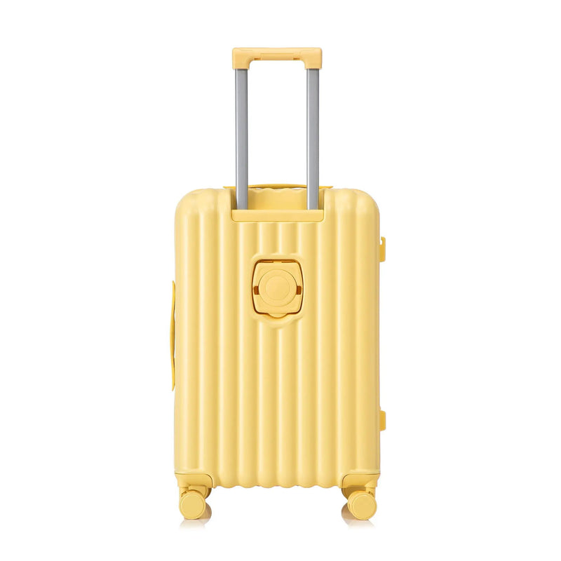 20" / 24" / 28" 3 Pieces / Set Spinner Wheel Luggage, Carry On Suitcase, With Cup Holder & USB Port & Phone Holder by HouseOfZazla