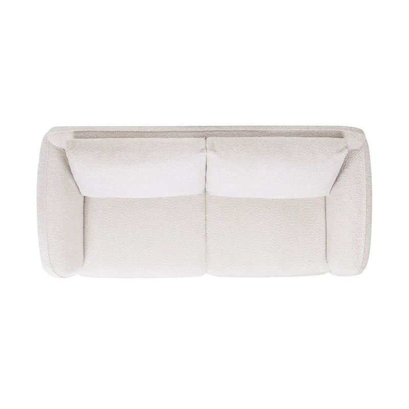 Sharon - Puffy Arm Sofa - Alpaca Off-White by HouseOfZazla