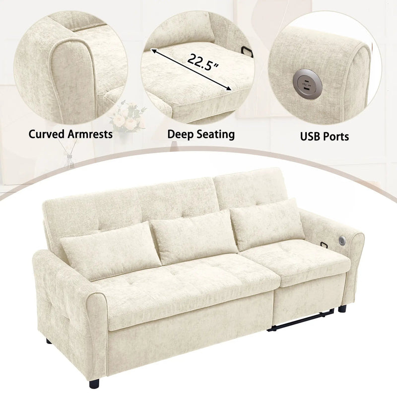 3 Seater Sofa Bed And Reversible Recliner by HouseOfZazla
