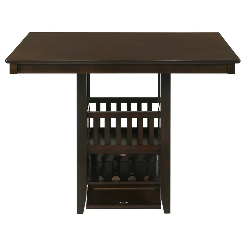 Jaden Square 47-inch Counter Height Dining Table Espresso by Unique Piece Furniture