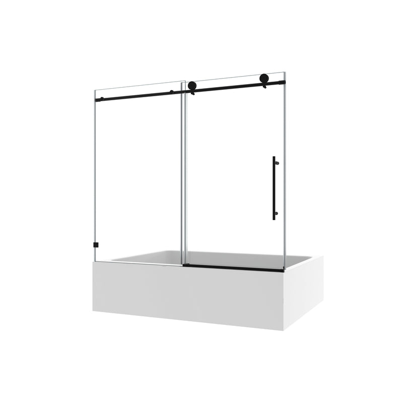 6063 Matte Tempered Glass Shower Door by HouseOfZazla