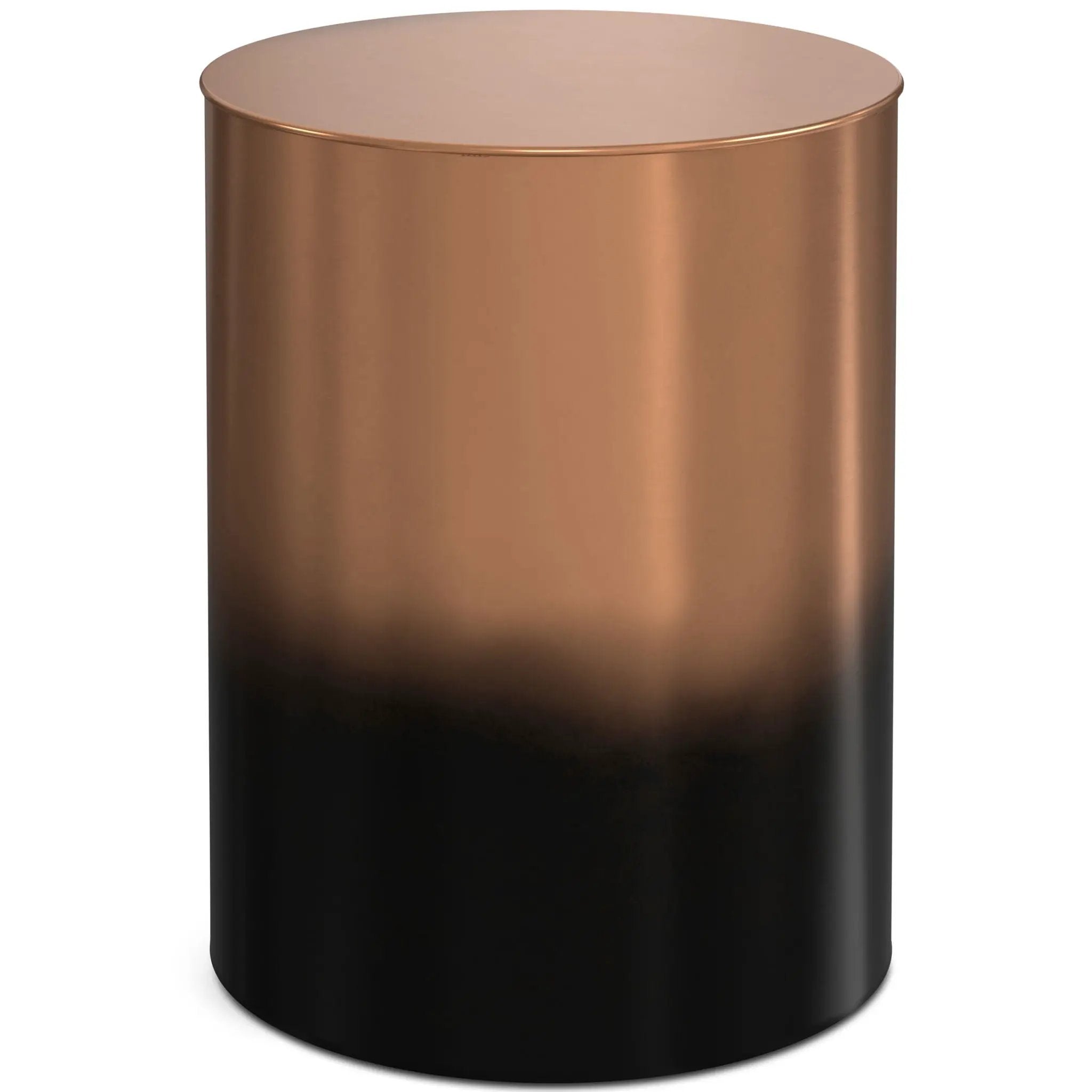 Curtis - Ombre Metal Cylinder Accent Table by Unique Piece Furniture