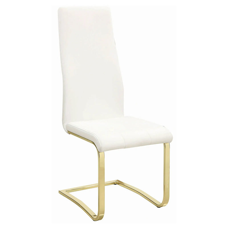 Montclair Upholstered Dining Side Chair White (Set of 4) by Unique Piece Furniture