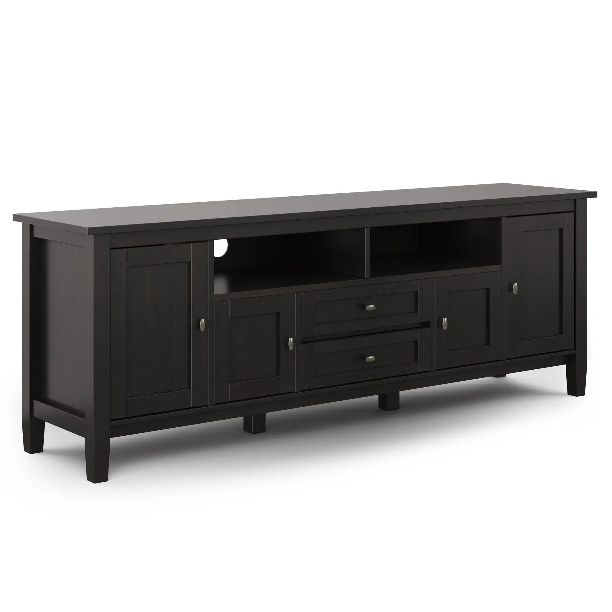 Warm Shaker - TV Media Stand - Hickory Brown by HouseOfZazla