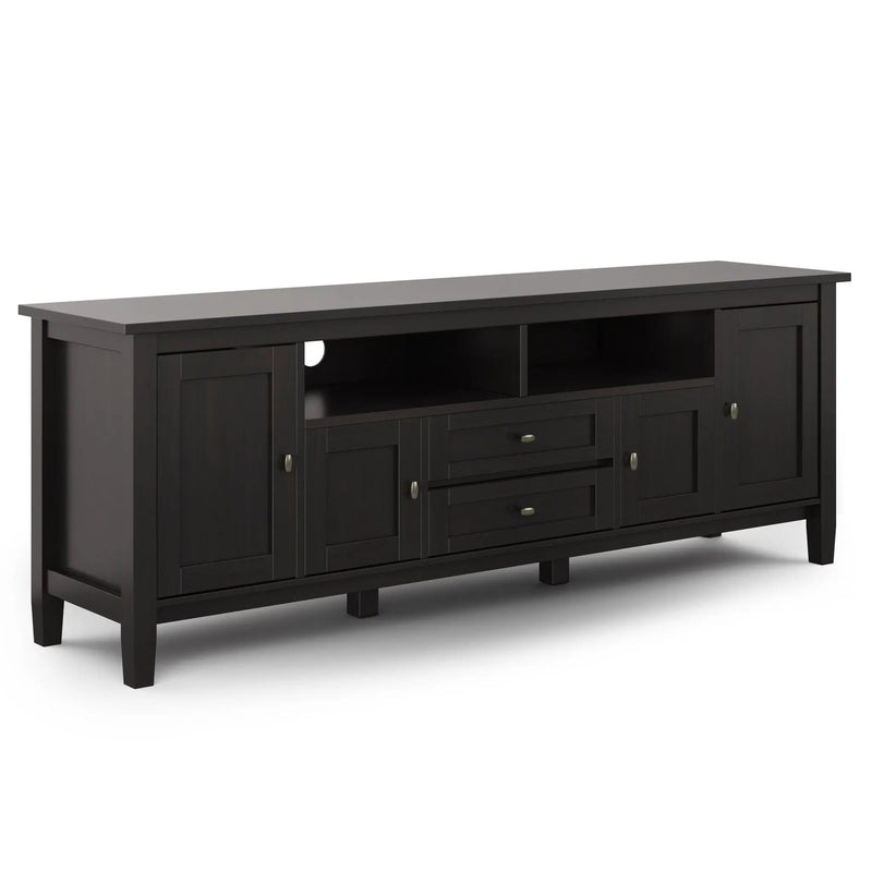 Warm Shaker - TV Media Stand - Hickory Brown by HouseOfZazla