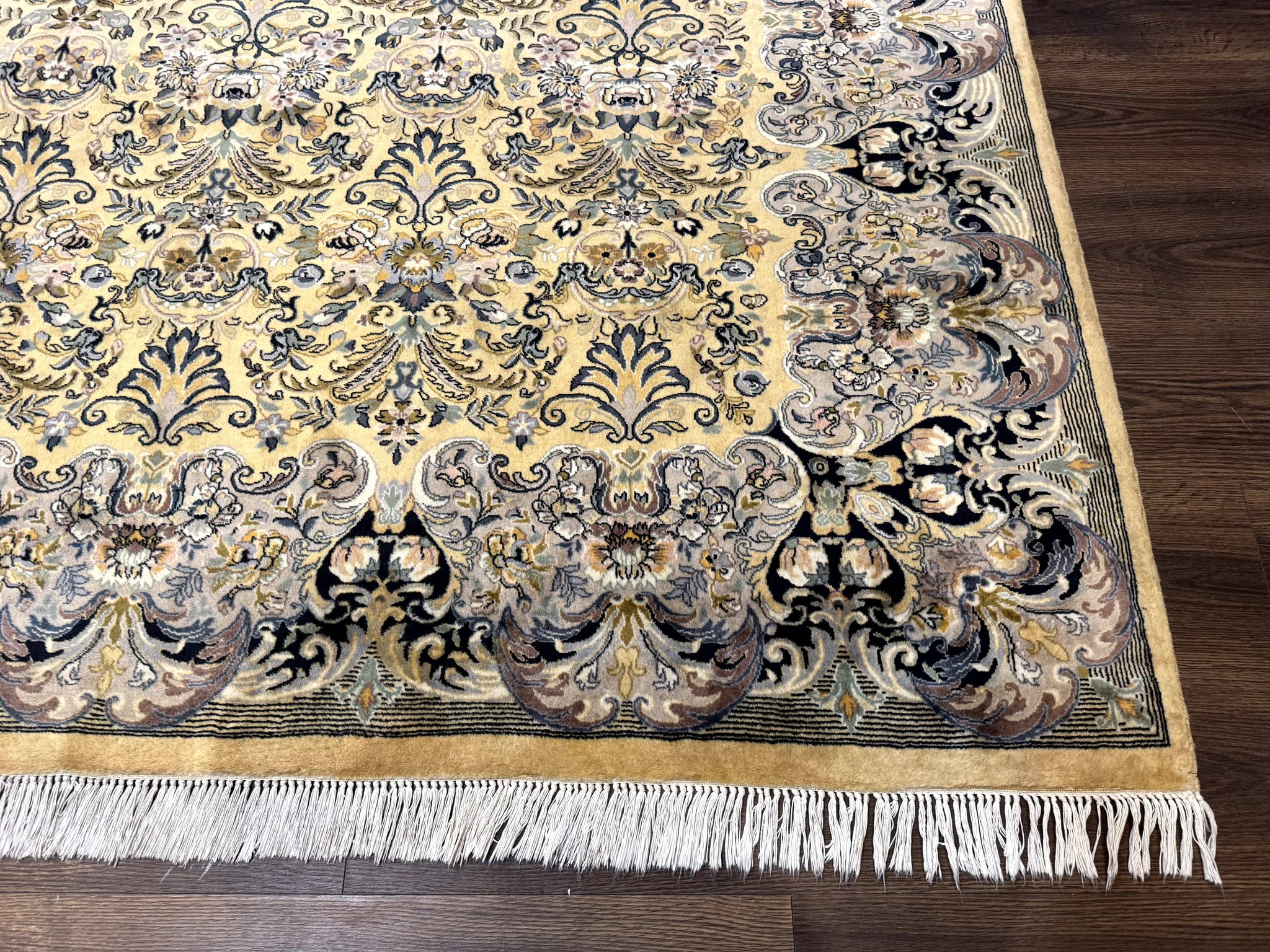 Pak Persian Rug 8x10, Allover Pattern, Fine 225 KPSI, Cream by Jewel Rugs