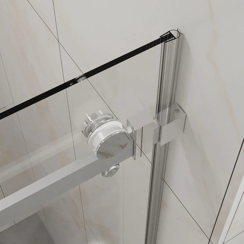 Frameless Tub Sliding Shower Door With Easy Clean Coating by HouseOfZazla