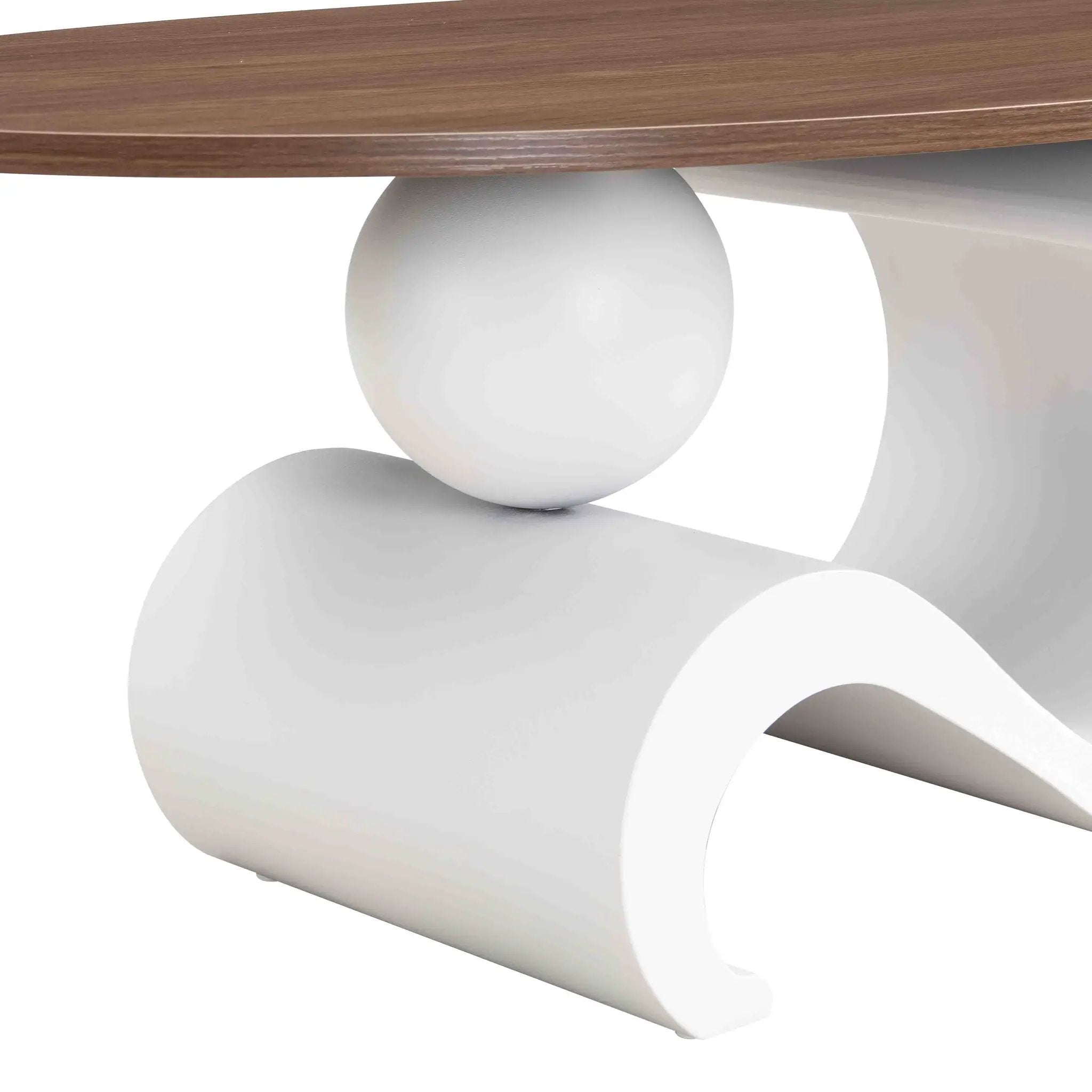 White Nesting Coffee Table Set of 2 by HouseOfZazla