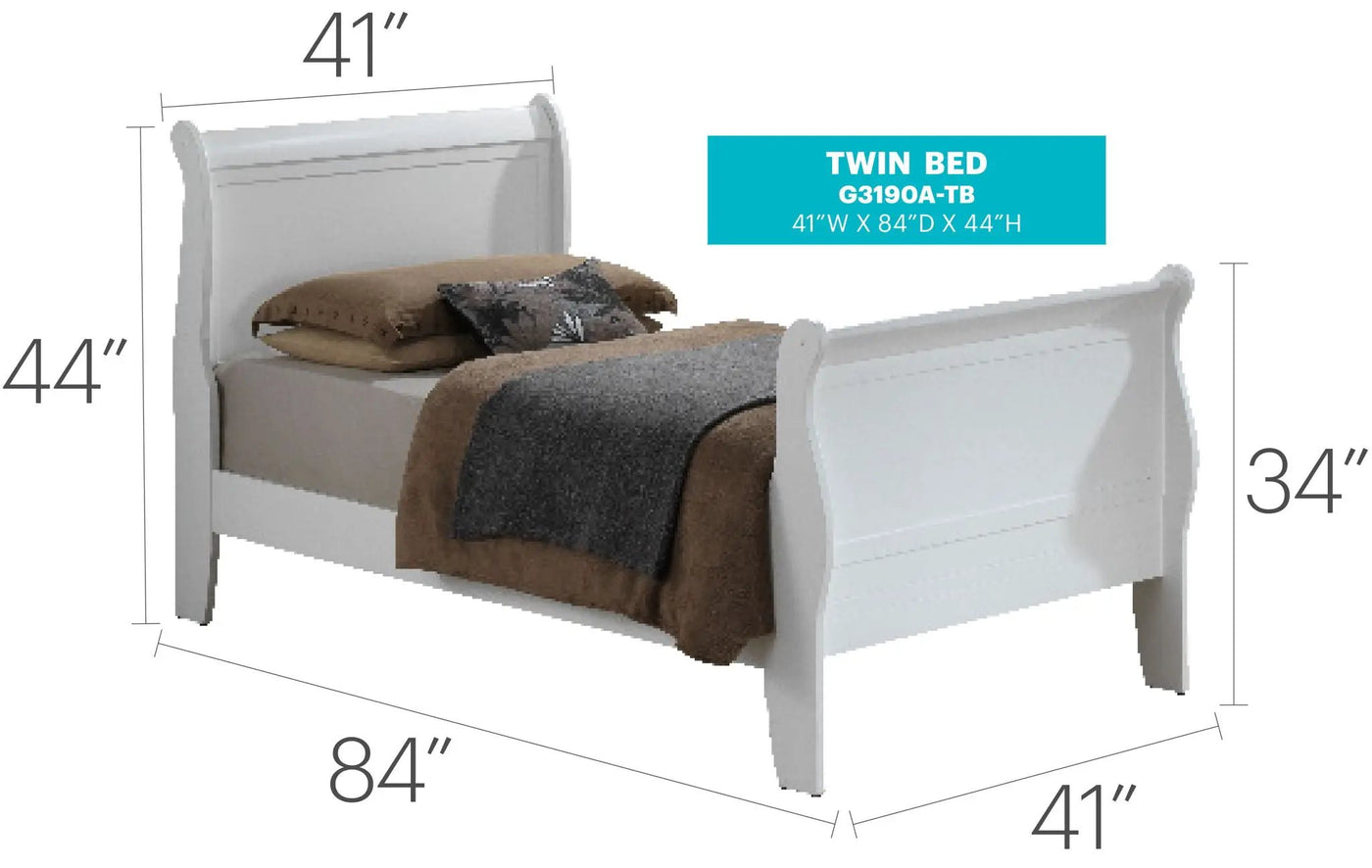 Panel Sleigh Bed by HouseOfZazla