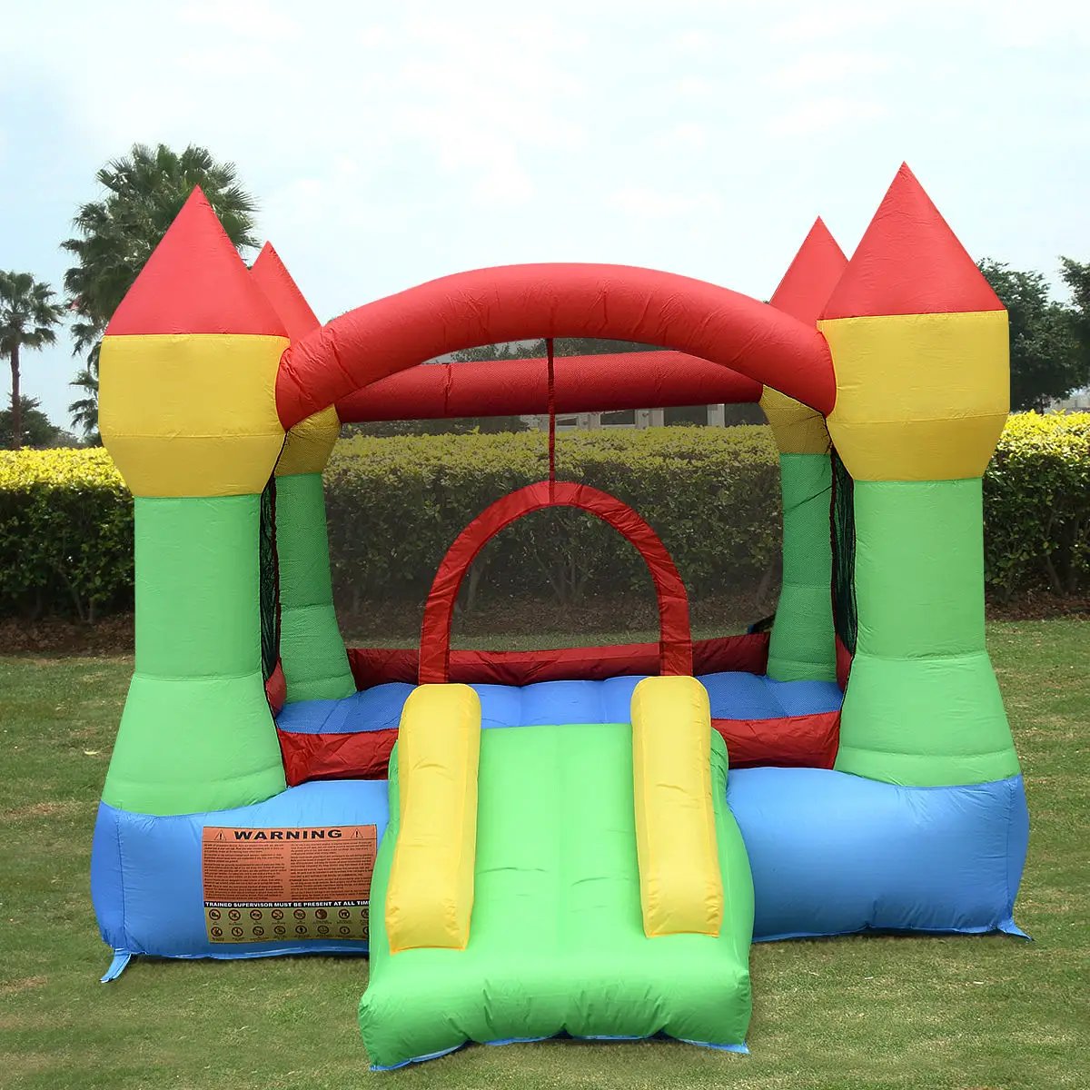 Inflatable Bounce House Jumper with Slide & 480 W Blower, photo 3 of 8