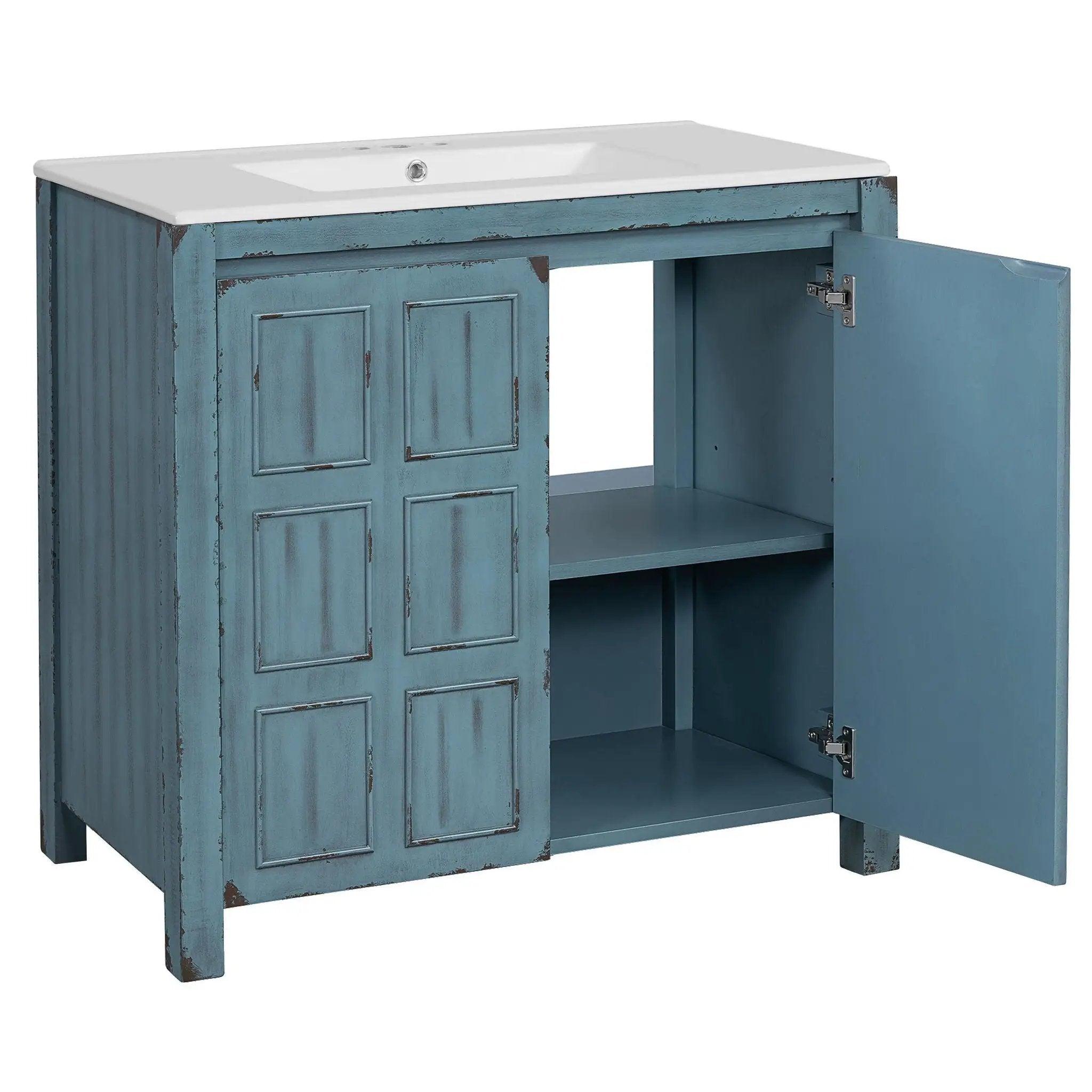 Bathroom Vanity Organizer With Sink, Combo Cabinet Set, Bathroom Storage Cabinet