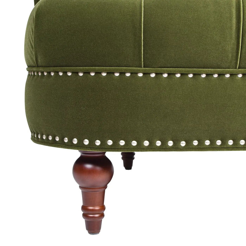 La Rosa - Victorian Chesterfield Loveseat by HouseOfZazla