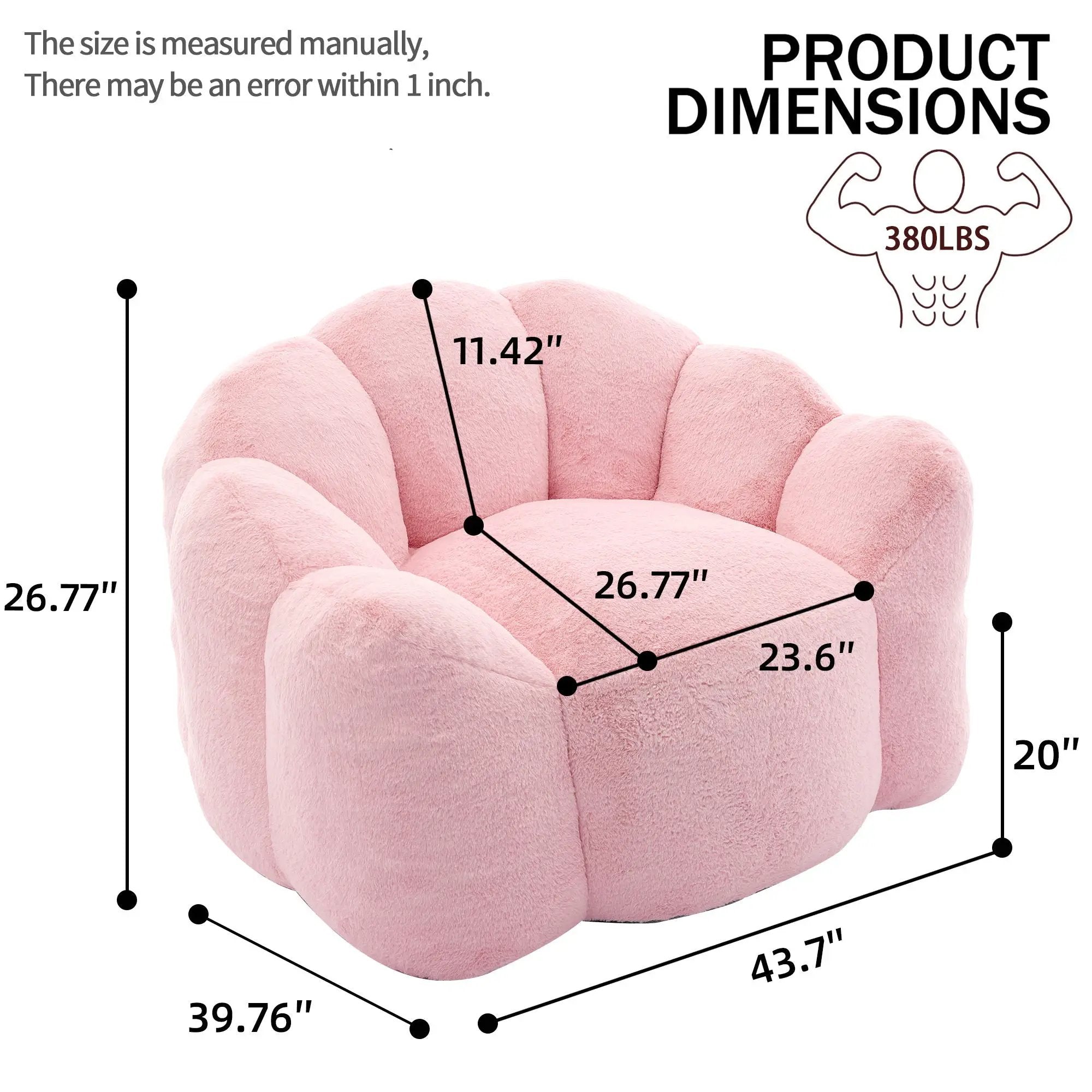 Lotus Style Compression Sofa With Pull Ring by Unique Piece Furniture