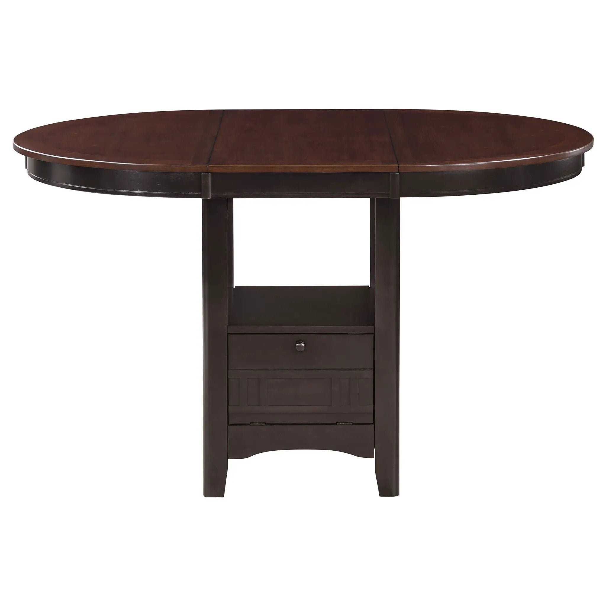 Lavon 5-piece Oval Counter Height Dining Set Light Chestnut by Unique Piece Furniture