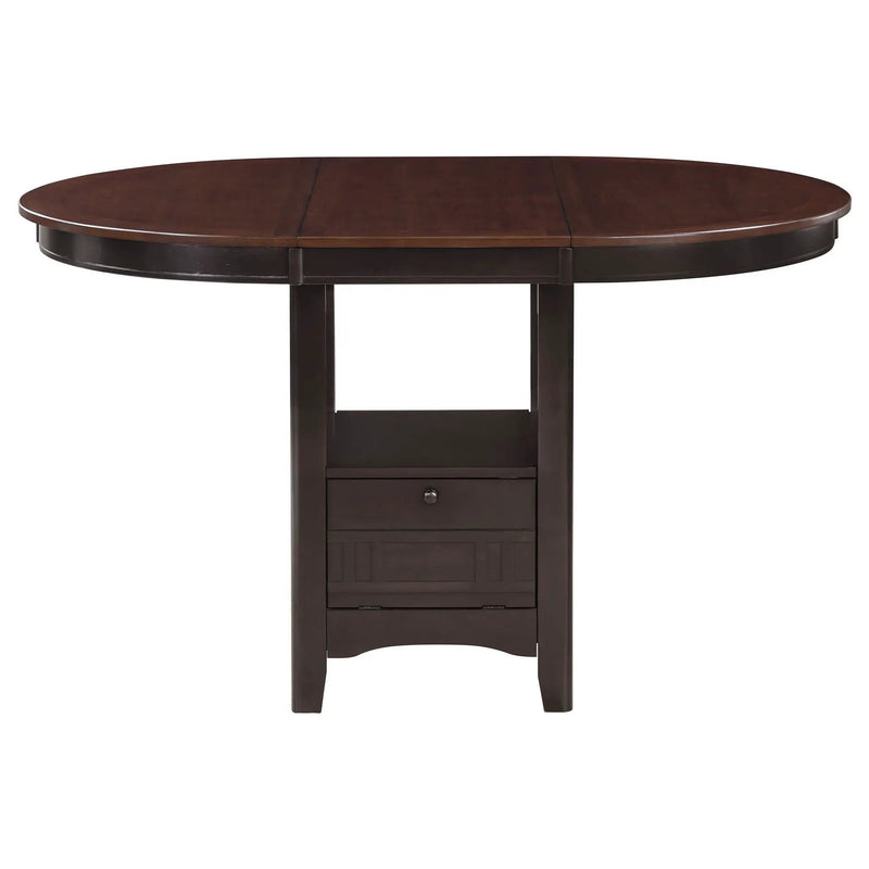Lavon 5-piece Oval Counter Height Dining Set Light Chestnut by Unique Piece Furniture
