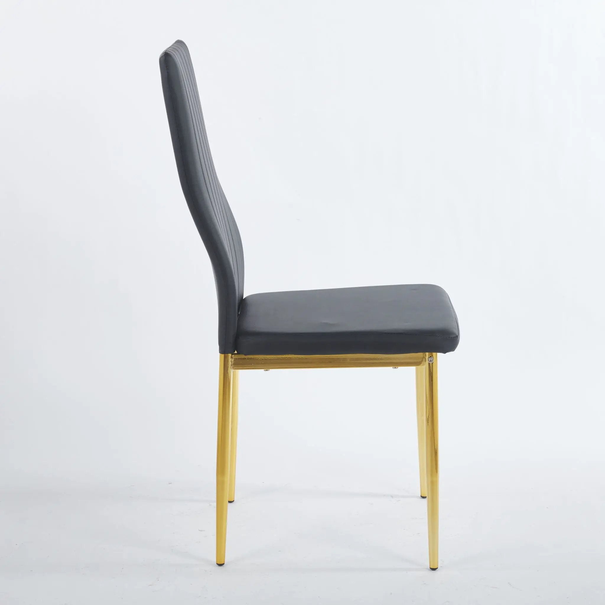 Dining Chair (Set of 4) - Golden Black