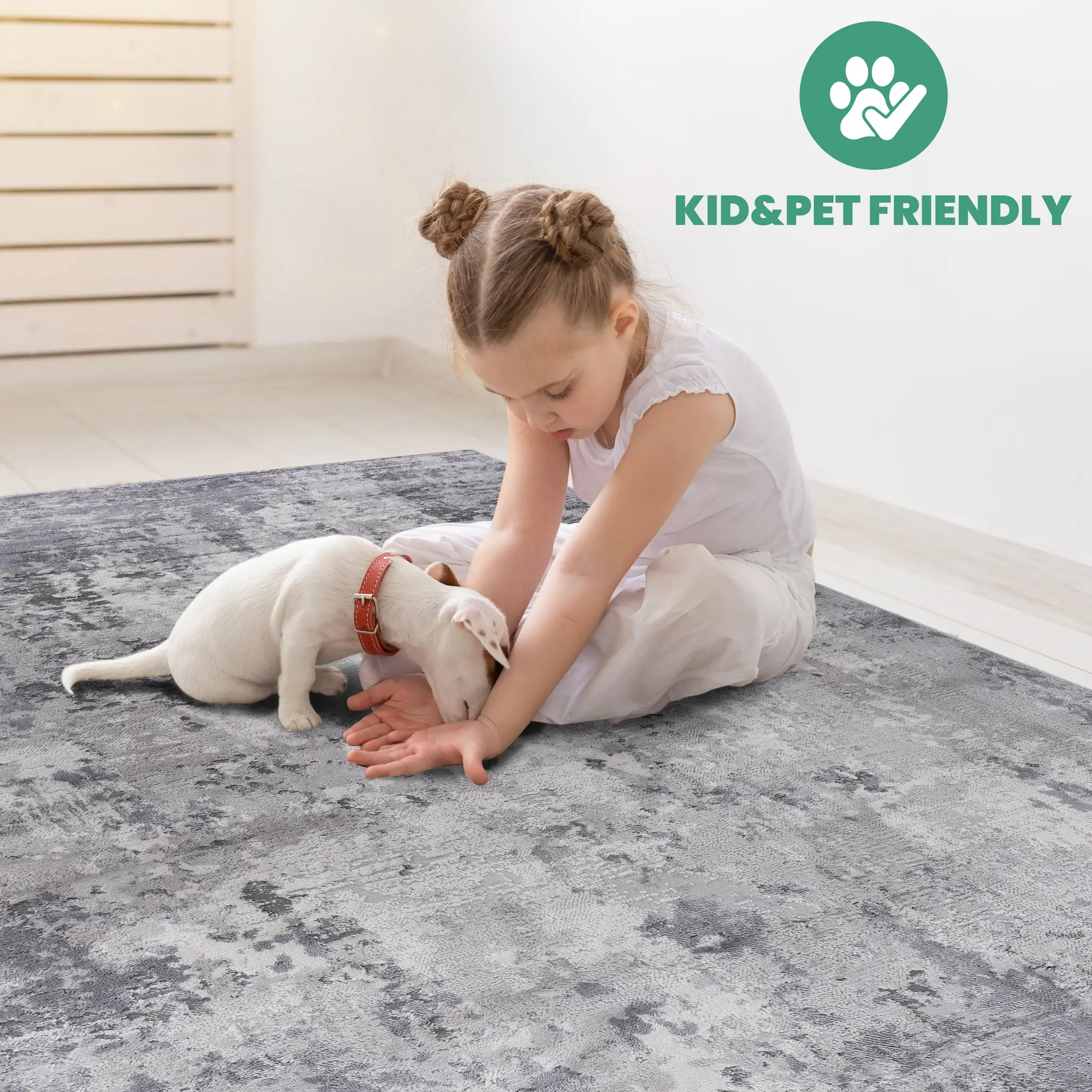 MARFI Collection 6.7X9 Light Rug by HouseOfZazla