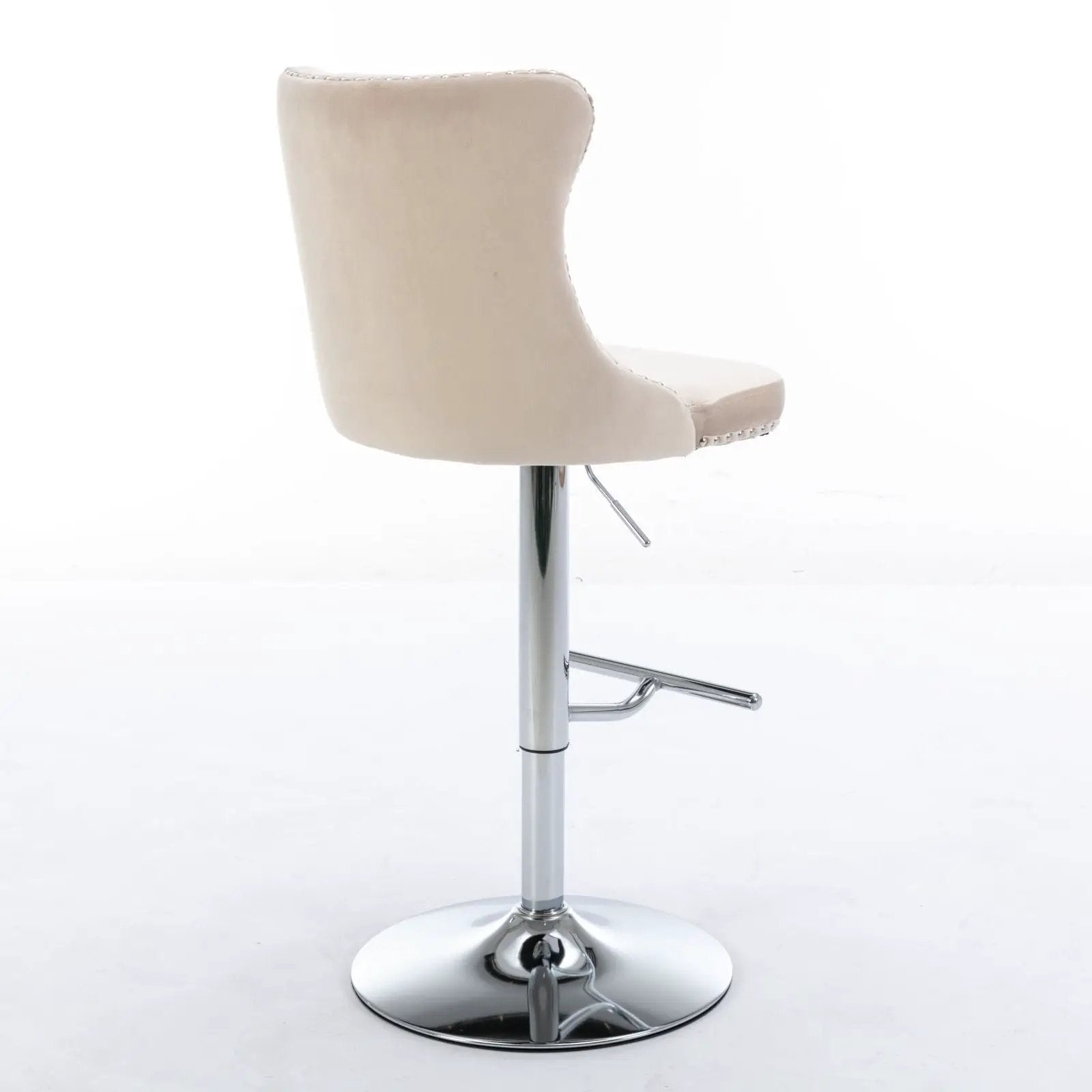 Swivel Adjustable Height Barstools Set of 2 by HouseOfZazla