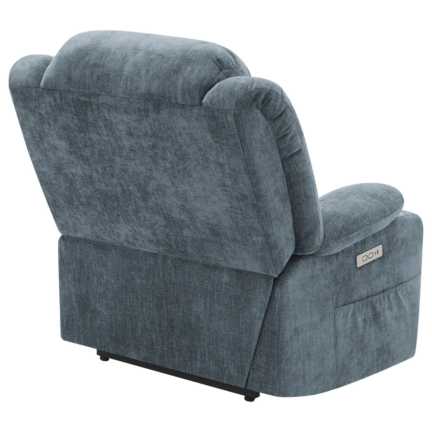 Beca - Upholstered Power Lift Recliner With Cupholders And USB Charging by HouseOfZazla
