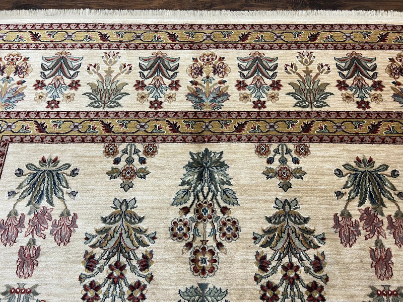 Karastan Rug 8.8 x 12, Ashara Amritsar #549, Oatmeal Color, Wool Pile Karastan Carpet, Discontinued Karastan Area Rug, Decorative by Jewel Rugs