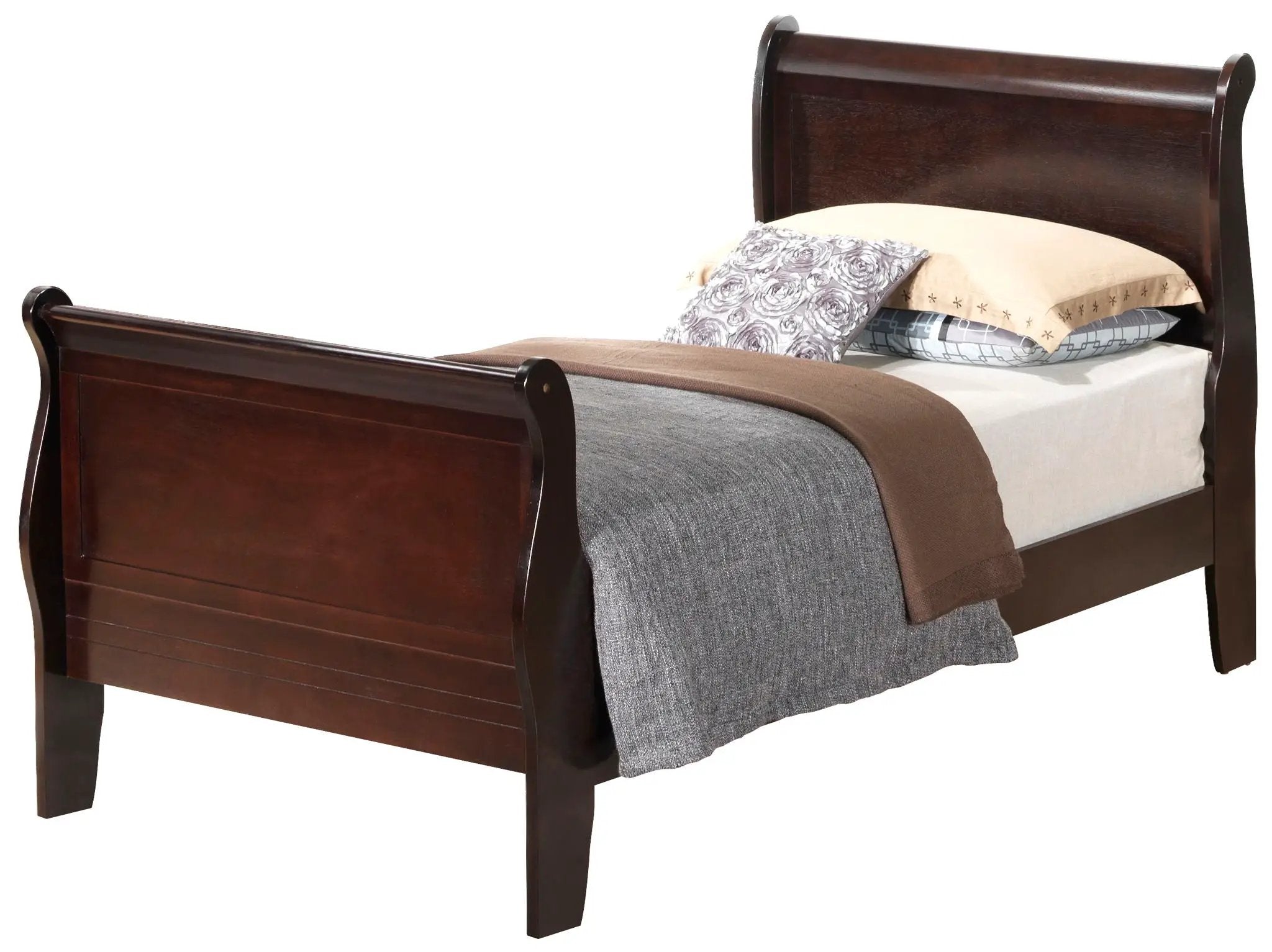 Louis Phillipe - Panel Sleigh Bed by Unique Piece Furniture