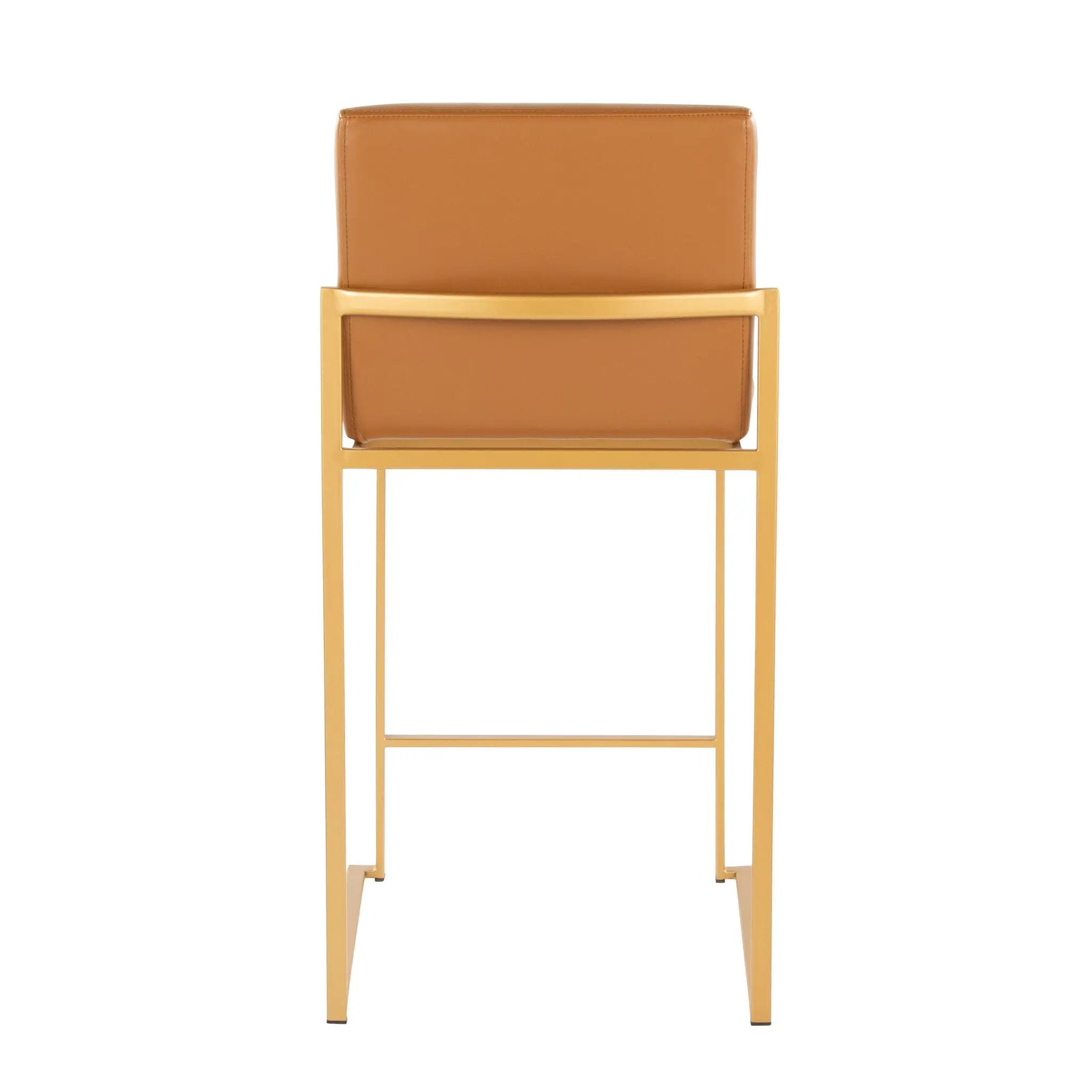 Fuji - Contemporary High Back Barstool (Set of 2) by HouseOfZazla