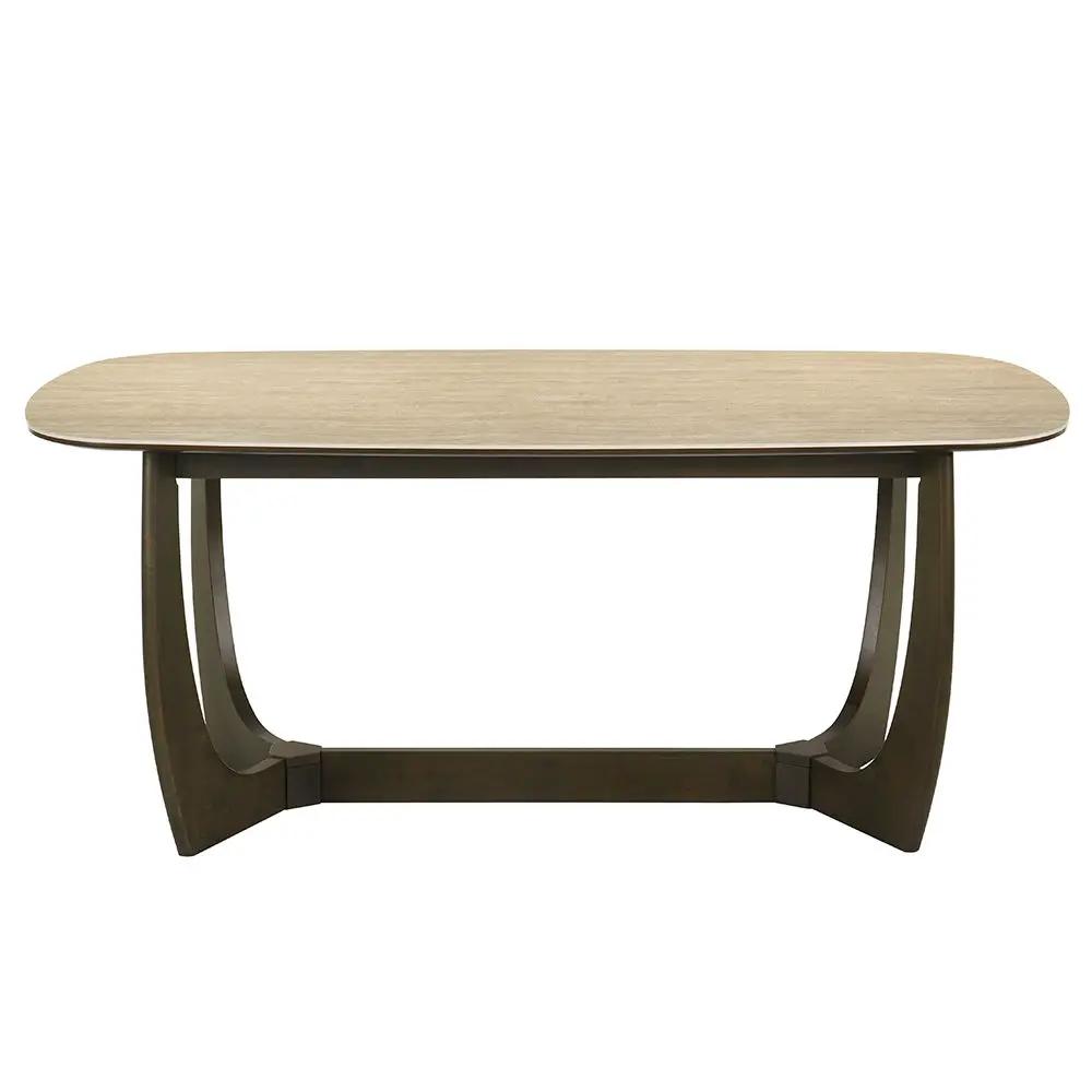 Davita - Dining Table With Ceramic Top - Walnut by Unique Piece Furniture