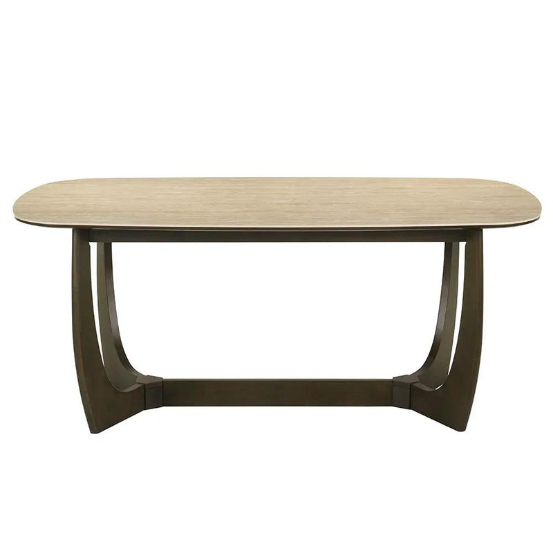 Davita - Dining Table With Ceramic Top - Walnut by Unique Piece Furniture
