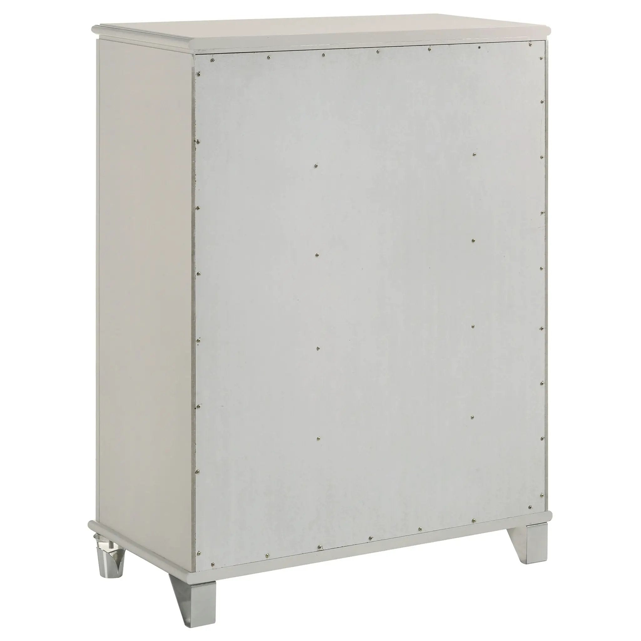 Gwendolyn - 5 Drawer Bedroom Chest Of Drawers - White by HouseOfZazla