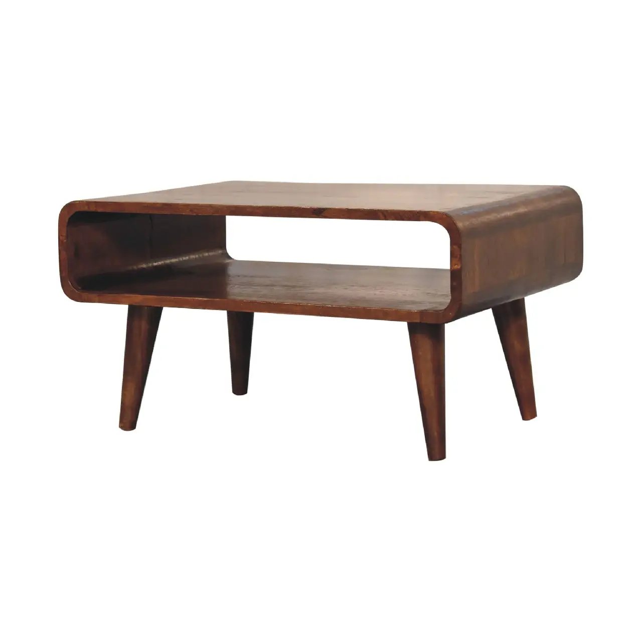 Solid Wood Open Media Unit by Unique Piece Furniture