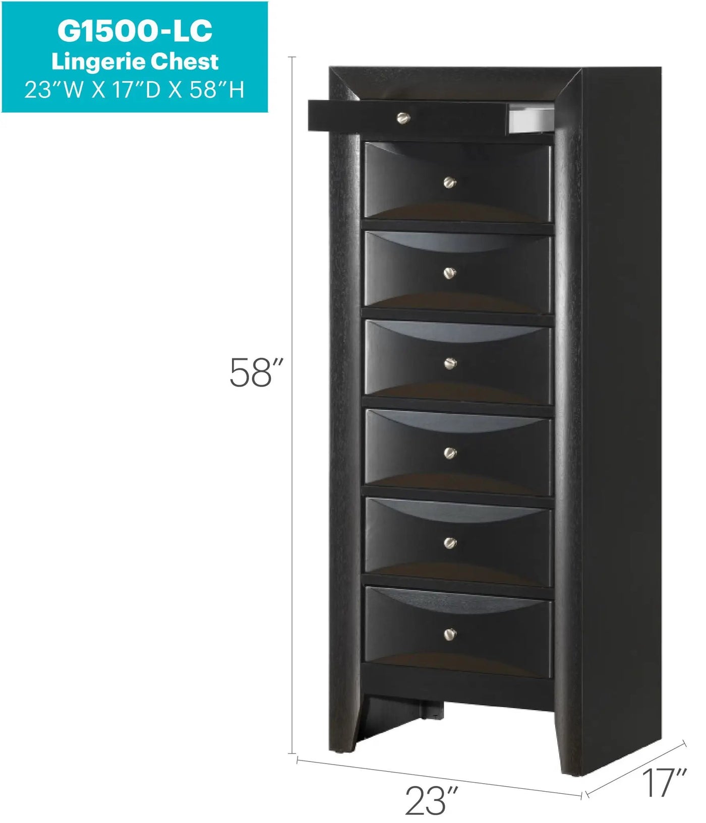Marilla - 7 Drawer Lingerie Chest by HouseOfZazla