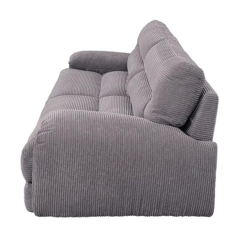 Cadenza - Loveseat - Gray Corduroy by Unique Piece Furniture