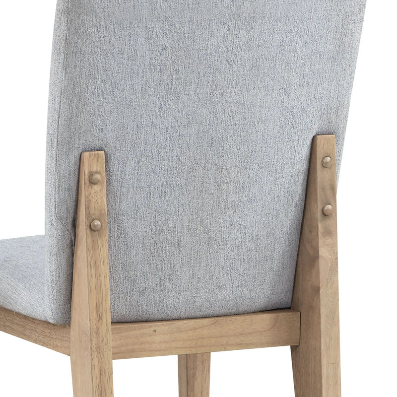 Caspian - And Oak Finish Dining Chair (Set of 2) - Gray by HouseOfZazla