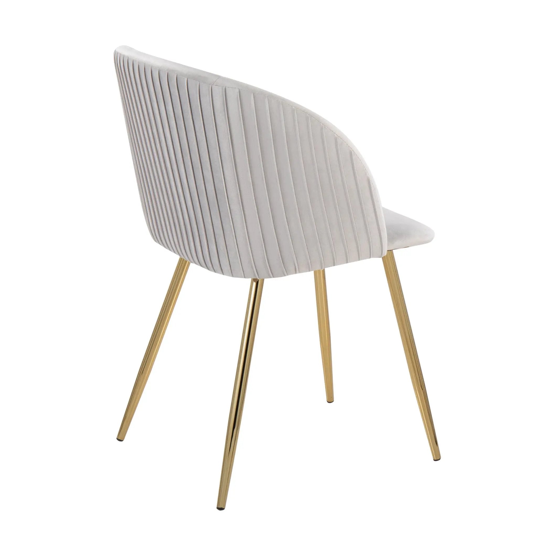 Fran - Pleated Waves Contemporary Chair (Set of 2) by Unique Piece Furniture