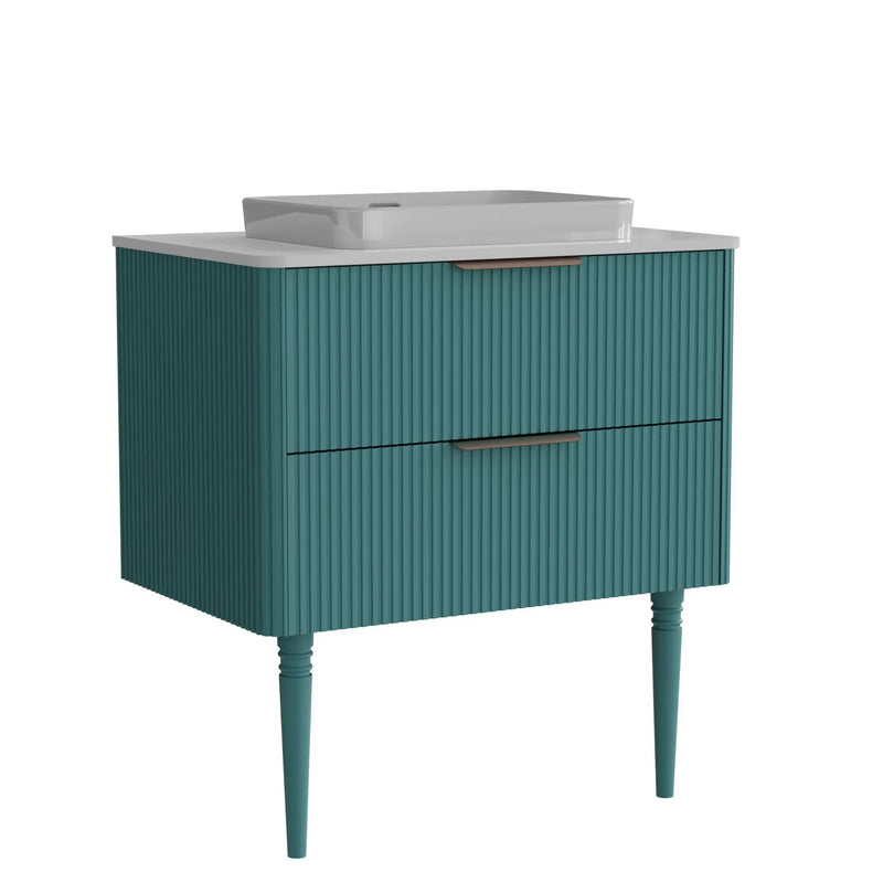 Elena - Modern Bathroom Vanity With Sink With Ample Storage, 2 Soft Close Drawers by HouseOfZazla