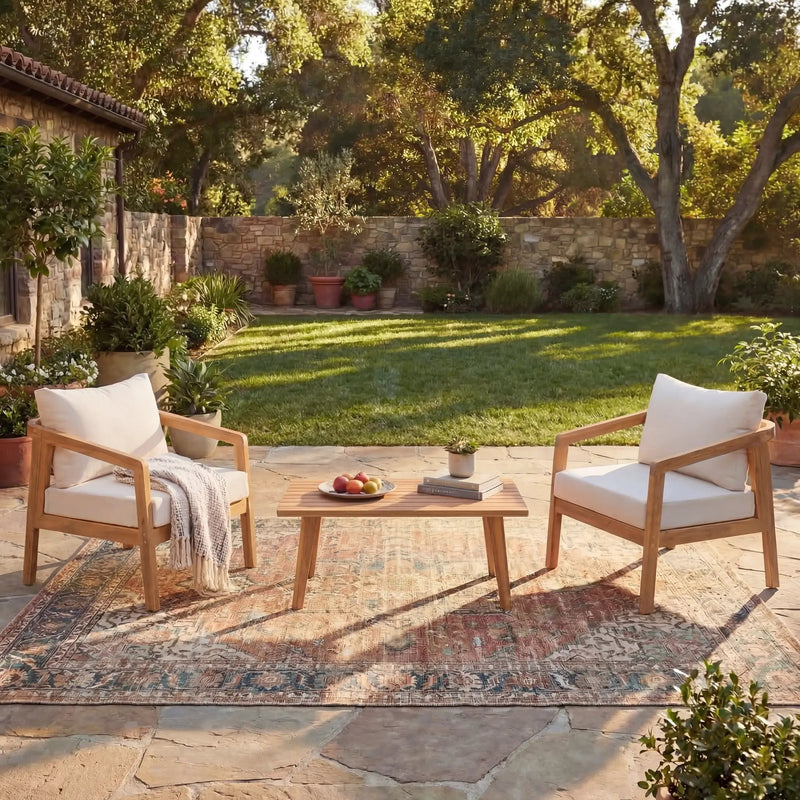Outdoor Patio Chair Set (Set of 3) by HouseOfZazla