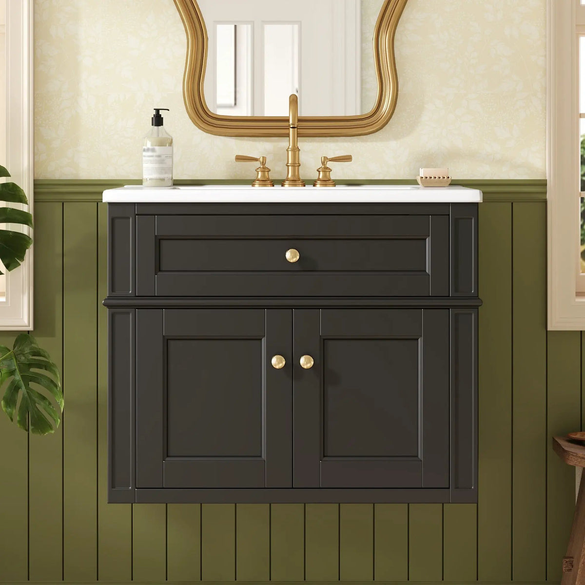24" Wall Mounted Modern Bathroom Vanity by HouseOfZazla