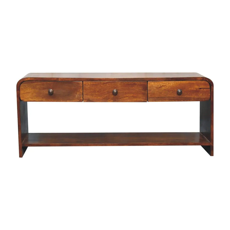 Aspen - Slim Media Unit - Dark Brown by HouseOfZazla