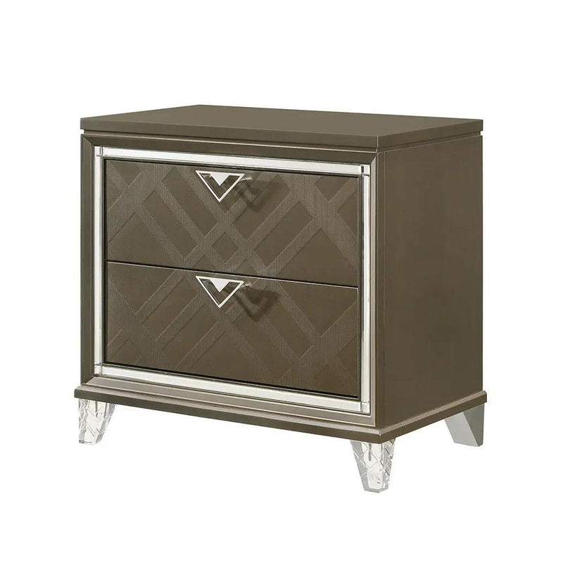 Skylar - Nightstand - Champagne by HouseOfZazla