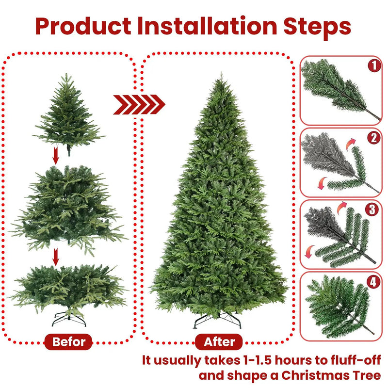 5ft Premium PE & PVC Artificial Christmas Tree by HouseOfZazla