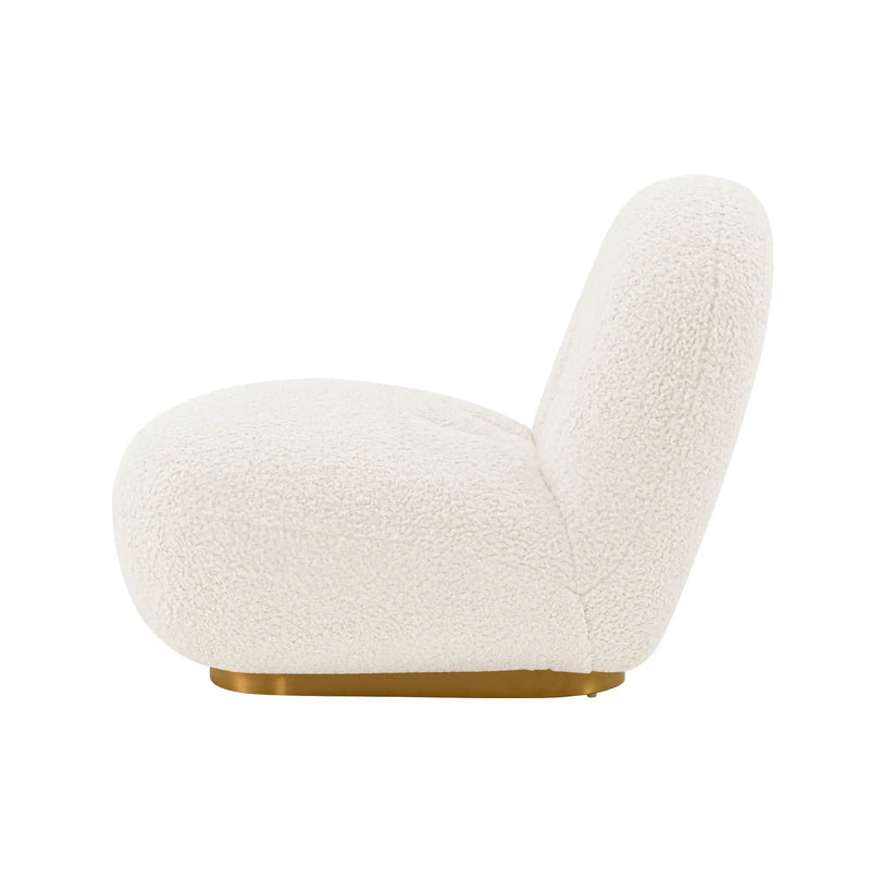 Edina - Lounge Accent Chair - White by HouseOfZazla