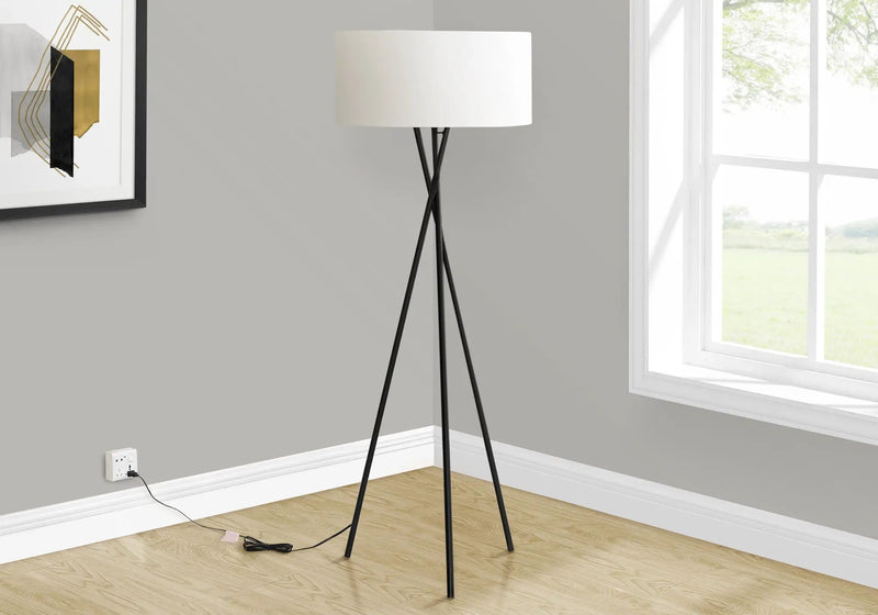 Floor Lamp, Lighting - Black by Unique Piece Furniture