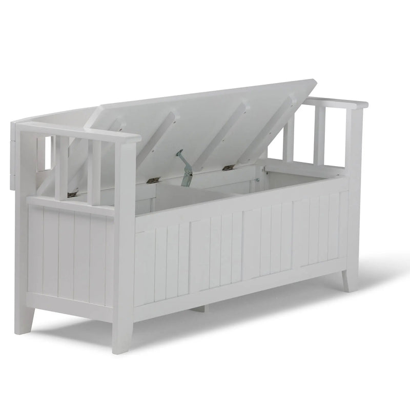 Acadian - Entryway Storage Bench, Handcrafted by HouseOfZazla